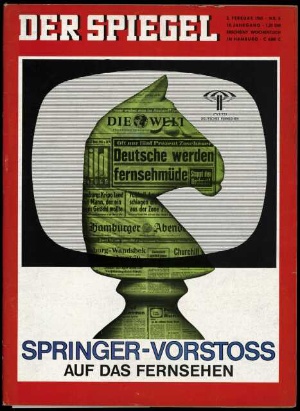 Artikelbild des Artikels “6/1965, Springer Vorstoss auf das Fernsehen “