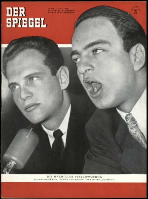 Artikelbild des Artikels “20/1954, DIE NACHTCLUB VERSCHWÖRUNG; PROJEKTIONSREKRUT SCHINE UND FREUND COHN “
