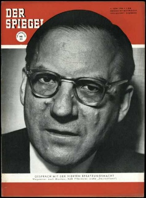 Artikelbild des Artikels “23/1954, GESPRÄCH MIT DER VIERTEN BESATZUNGSMACHT; WEGWEISER NACH MOSKAU MDB PFLEIDERER “