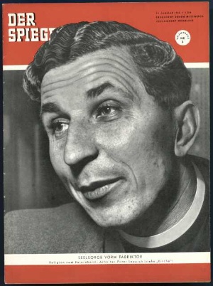 Artikelbild des Artikels “3/1954, SEELSORGE VORM FABRIKTOR; RELIGION NACH FEIERABEND ARBEITER PATER LEPPICH “