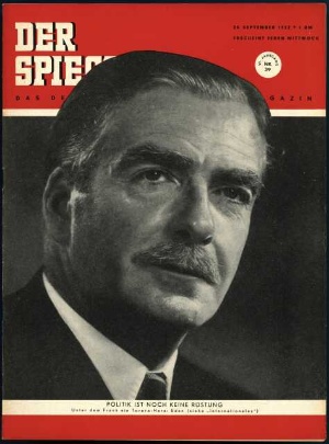 Artikelbild des Artikels “39/1952, POLITIK IST NOCH KEINE RÜSTUNG; UNTER DEM FRACK EIN TORERO HERZ EDEN “
