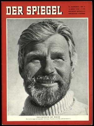 Artikelbild des Artikels “11/1958, DAS NICHTS IST WEISS; FORSCHUNGSREISENDER VIVIAN FUCHS “