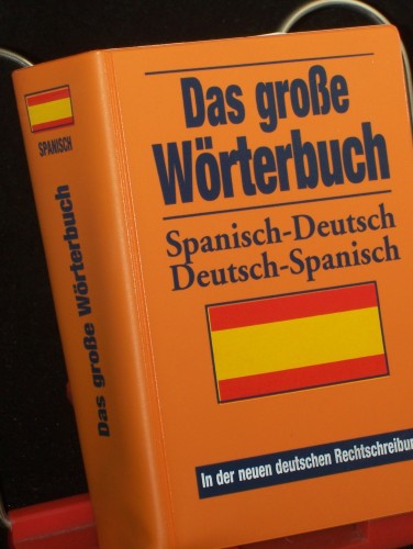 Artikelbild des Artikels “DAS GROSSE WÖRTERBUCH SPANISCH-DEUTSCH; DEUTSCH-SPANISCH; “