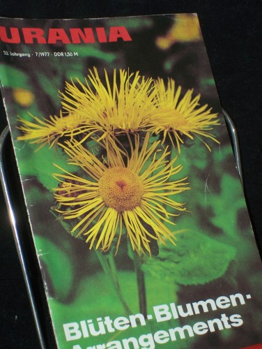 Artikelbild des Artikels “7/1977, Blüten Blumen Arrangements, Prof. Dr. W. Markow D. Krauß
Prof. Dr. B. A. Trofimow, Dr. W. J. Reschetow, Dr. K. Fischer Dr.
Jutta Kühn Dr. H. Heß A. Schütze Dr. R. Schönknecht Dipl.-Ing. A.
Danitz Prof. Dr. M. Schmidt Prof. Dr. H. Ni “
