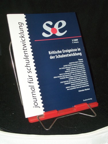 Artikelbild des Artikels “3/2009, Kritische Ereignisse in der Schulentwicklung “