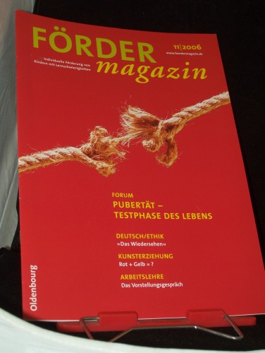 Artikelbild des Artikels “11/2006, Pubertät Testphase des Lebens “