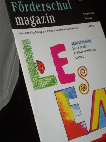 Artikelbild des Artikels “11/1996, leseförderung eines sprachbeinträchtigten Kindes “
