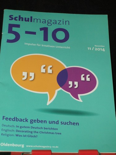 Artikelbild des Artikels “11/2014, Feedback geben und suchen “