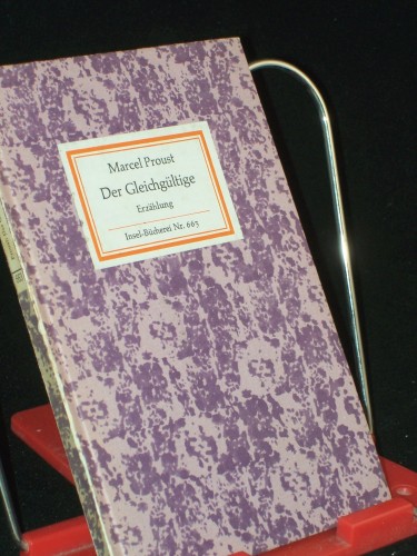 Artikelbild des Artikels “Der Gleichgültige : Erzählung franz. u. dt. / Marcel Proust. Hrsg.
von Philip Kolb. Aus d. Franz. übers. von Elisabeth Borchers “