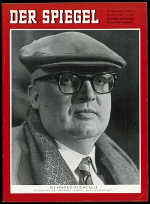 Artikelbild des Artikels “28/1959, Die Komödie ist eine Falle, Friedrich Dürrenmatt “