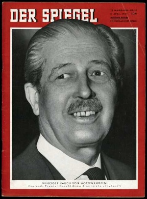 Artikelbild des Artikels “15/1959, Winziger Hauch von Mottenkugeln, Englands Premier Harold Macmillan “