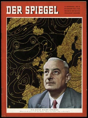 Artikelbild des Artikels “34/1958, Die Natur macht Sprünge, Wetterdienst präsident Bell “