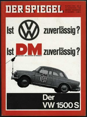 Artikelbild des Artikels “16/1964, Ist VW zuverlässig? Ist DM zuverlässig? Der VW 1500 S “