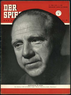 Artikelbild des Artikels “24/1952, Gespenster im Atom, Der Professor läßt die Strahlen fangen, Werner Heisenberg “