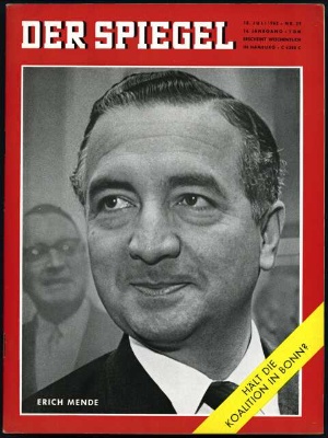 Artikelbild des Artikels “29/1962, Erich Mende “