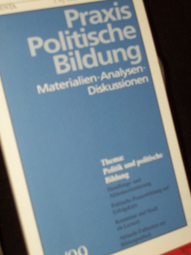 Artikelbild des Artikels “Praxis politische Bildung : Materialien, Analysen, Diskussionen /
hrsg. vom Arbeitsausschuß für Politische Bildung “