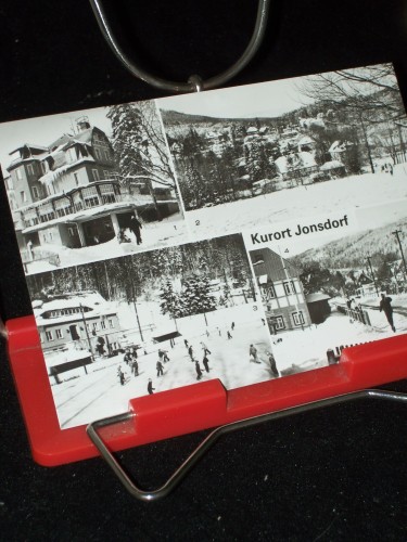 Artikelbild des Artikels “Kurort Jonsdorf Kreis Zittau, Kurhaus, Teilansicht, Eisstadion, Blick
zum Buchberg, Foto: Kitte Görlitz “