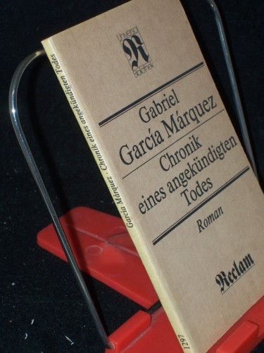 Artikelbild des Artikels “Chronik eines angekündigten Todes : Roman / Gabriel García Márquez. [Aus d. Span. Übers. von Curt Meyer-Clason] “