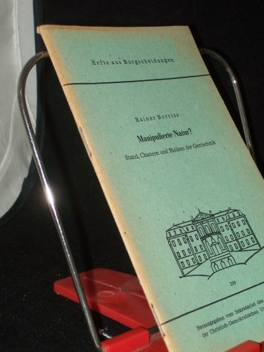 Artikelbild des Artikels “Manipulierte Natur? : Stand, Chancen und Risiken der Gentechnik / Rainer Borriss. Hrsg. vom Sekretariat d. Hauptvorstandes d. Christl.-Demokrat. Union Deutschlands “