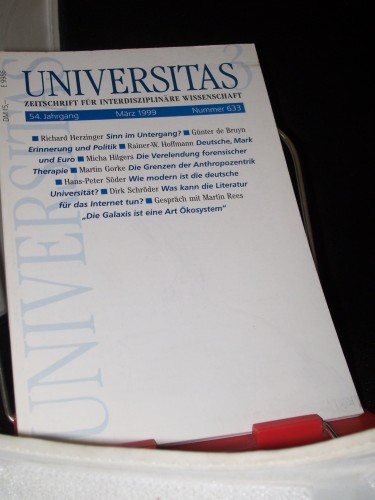 Artikelbild des Artikels “3/1999, Sinn im Untergang “