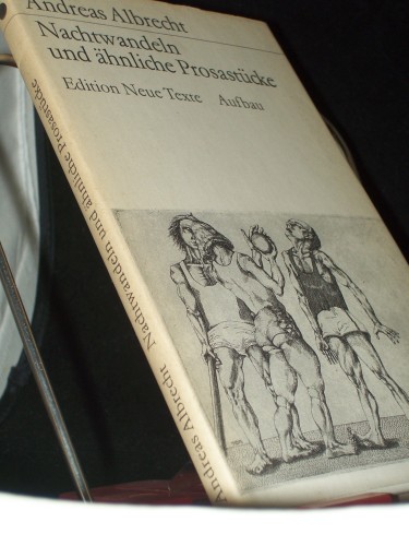 Artikelbild des Artikels “Nachtwandeln und ähnliche Prosastücke / Andreas Albrecht “