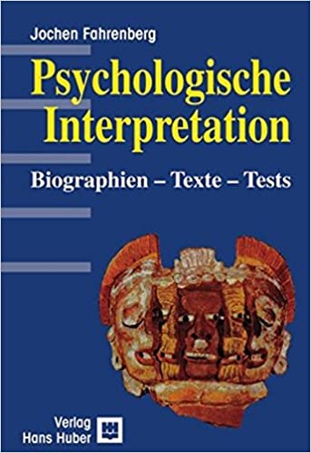 Artikelbild des Artikels “Psychologische Interpretation : Biographien - Texte - Tests / Jochen
Fahrenberg “