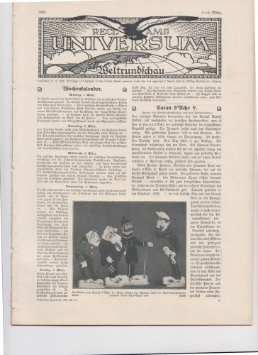 Artikelbild des Artikels “1-5 März, 1909 “