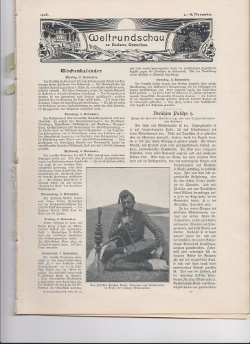 Artikelbild des Artikels “2-8 November 1908 “