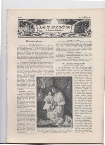 Artikelbild des Artikels “12-18 Oktober, 1908 “