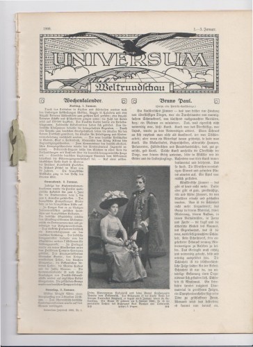 Artikelbild des Artikels “1-3 Januar, 1909 “