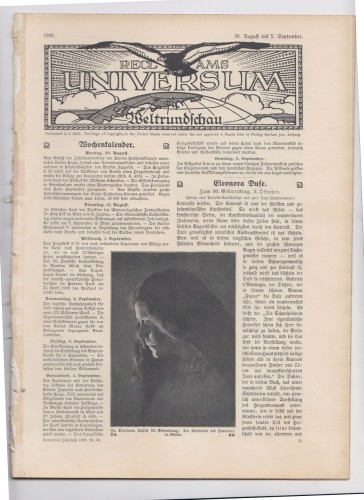 Artikelbild des Artikels “30-5 September 1909 “