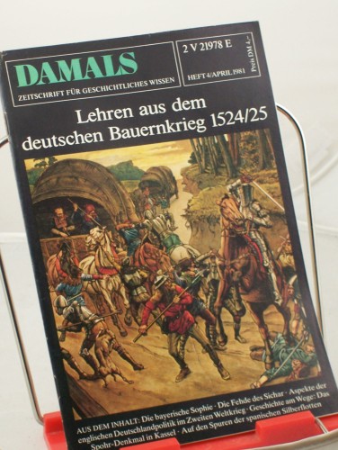 Artikelbild des Artikels “4/1981, Lehren aus dem Bauernkrieg “