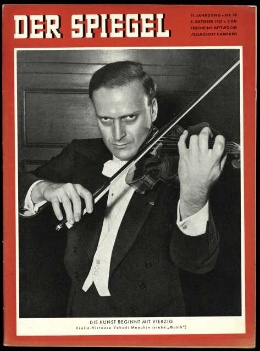Artikelbild des Artikels “40/1957, Die Kunst beginnt mit vierzig, Violin Virtuose Yehudi Menuhin “