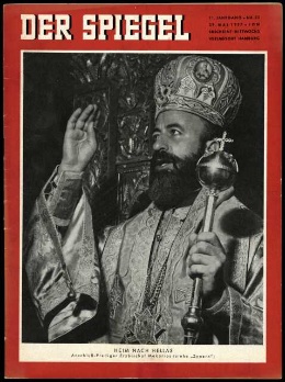 Artikelbild des Artikels “22/1957, Heim nach Hellas, Anschluß Prediger Erzbischof Makarios “
