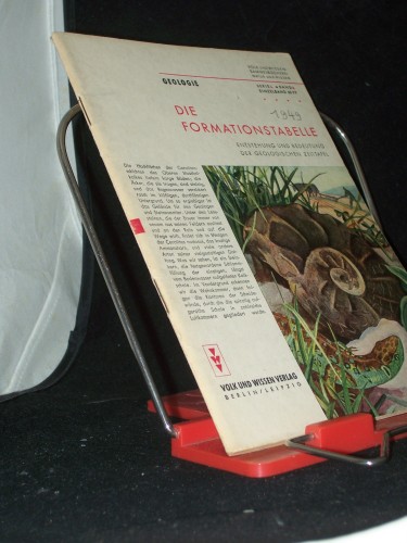 Artikelbild des Artikels “Die Formations-Tabelle : Entstehung und Bedeutung der geologischen
Zeittafel / [Hans Weber]. [Die Textill.... stammen von Hans Mau] “