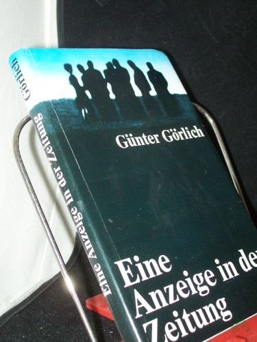 Artikelbild des Artikels “Eine Anzeige in der Zeitung / Günter Görlich “