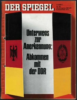 Artikelbild des Artikels “5071971, Unterwegs zur Anerkennung Abkommen mit der DDR “