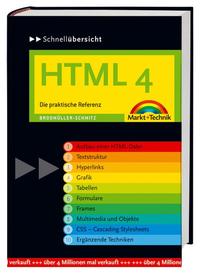 Artikelbild des Artikels “HTML 4 - Schnellübersicht : Die praktische Referenz / Alexandra Brodmüller-Schmitz “