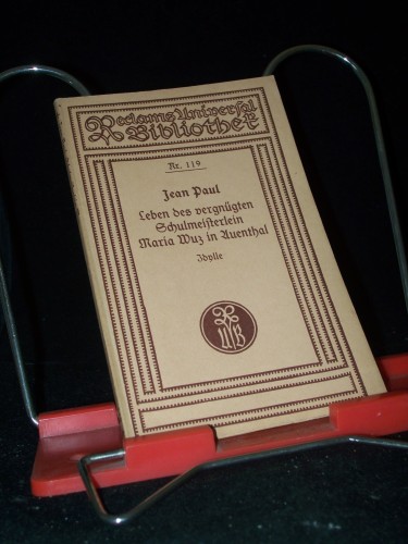 Artikelbild des Artikels “Leben des vergnügten Schulmeisterlein Maria Wuz in Auenthal / Jean
Paul “