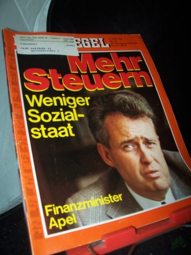 Artikelbild des Artikels “24/1975 Mehr Steuern weniger Sozialstaat “