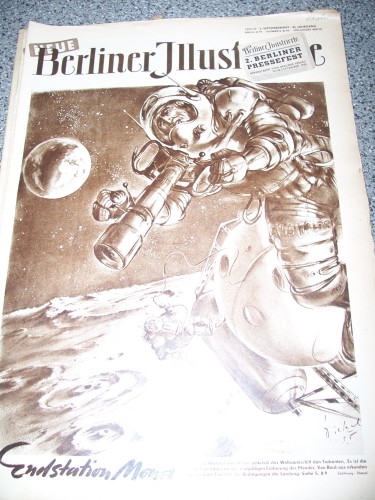 Artikelbild des Artikels “3//1955 ENDSTATION MOND BERICHT ÜBER DIE LETZTE EXPEDITION VOR DER
ENDGÜLTIGEN EROBERUNG DES MONDES “