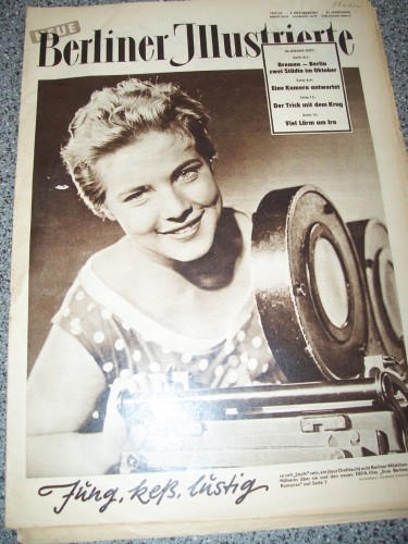 Artikelbild des Artikels “43/1955 JUNG KESS LUSTIG BERICHT ÜBER DEN DEFA FILM EINE BERLINER
ROMANZE “