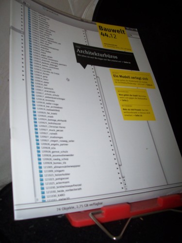 Artikelbild des Artikels “44.12 11/2012 Architekturbüros “