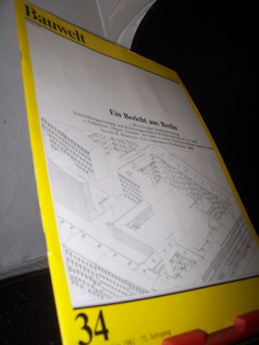 Artikelbild des Artikels “34/1981 Ein Bericht aus Berlin “