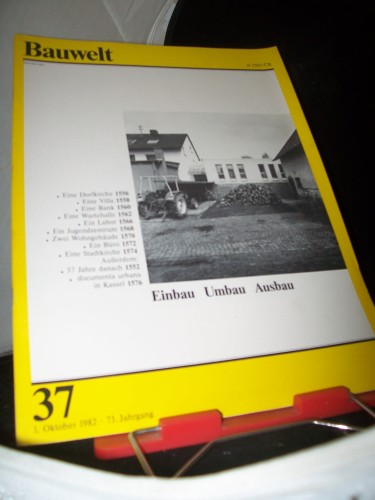 Artikelbild des Artikels “37/1982 Einbau Umbau Ausbau “