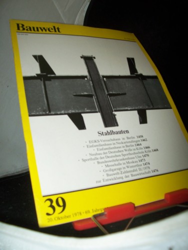 Artikelbild des Artikels “39/1978 Stahlbauten “