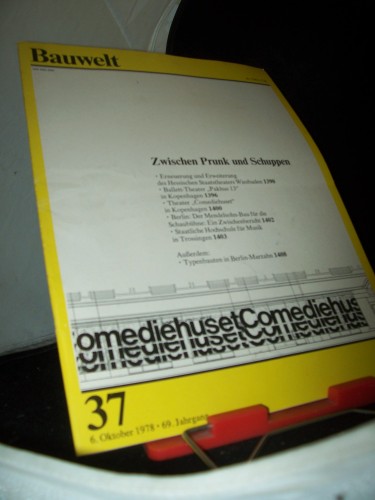 Artikelbild des Artikels “37/1978 Zwischen Prunk und Schuppen “