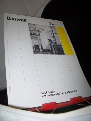 Artikelbild des Artikels “26/1985 Josef Frank ein undogmatischer Funtionalist “