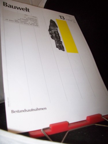 Artikelbild des Artikels “13/1987 Bestandsaufnahmen “