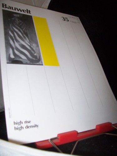 Artikelbild des Artikels “35/1986 high rise, high density “